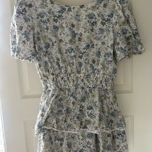 Floral Puff Sleeve romper